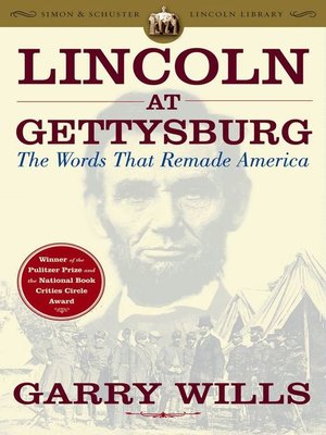 cover image of Lincoln at Gettysburg